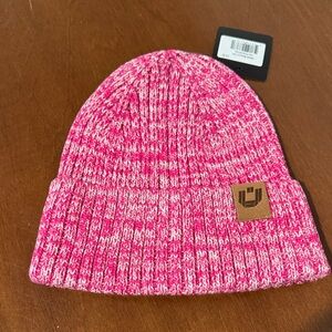 IBKUL Pink Merino Wool Knit Beanie